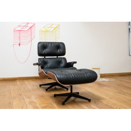 Lounge Chair & Ottoman (nouvelles dimensions) - vitra - Charles & Ray Eames - Accueil - Furniture by Designcollectors