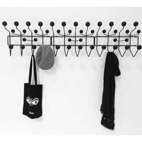 Hang it all porte-manteau : Fil d'acier noir - Frêne noir - vitra - Charles & Ray Eames - Accueil - Furniture by Designcollectors