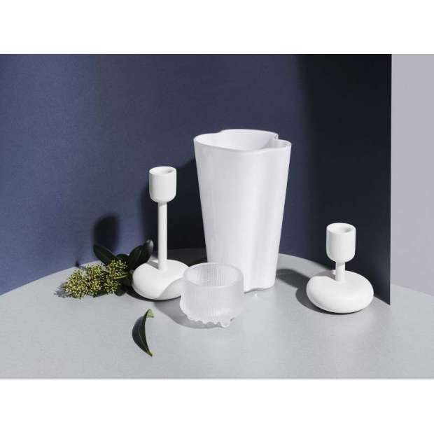 Alvar Aalto Collection Vase 220 mm Blanc - Iittala -  - Accueil - Furniture by Designcollectors
