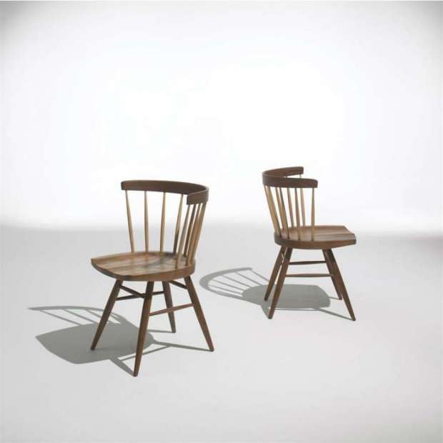 Nakashima Straight Chair Stoel Notenhout - Knoll - George Nakashima  - Stoelen - Furniture by Designcollectors