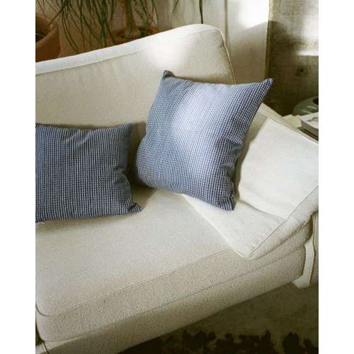 Rivi Housse de coussin Bleu/Blanc 40 x40 - Artek - Ronan and Erwan Bouroullec - Google Shopping - Furniture by Designcollectors