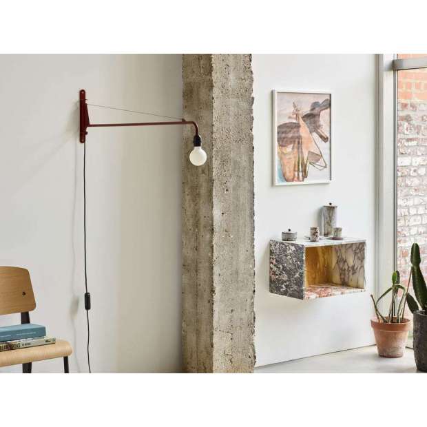 Petite Potence Wandlamp Japans rood - Vitra - Jean Prouvé - Home - Furniture by Designcollectors