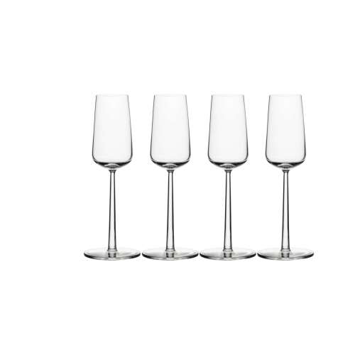 -NA-Essence Champagne glass 21 cl - 4 pcs - Iittala - Alfredo Häberli - Accueil - Furniture by Designcollectors