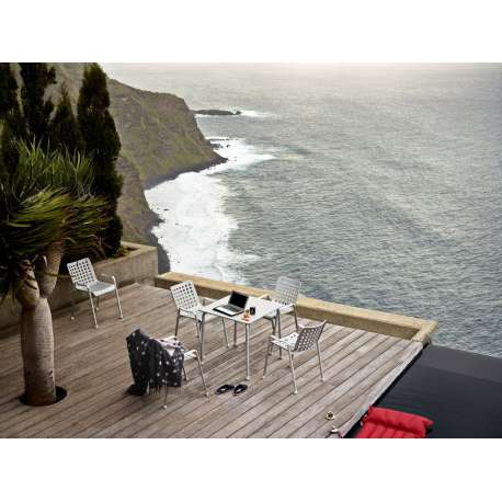 Landi Chair Chaise - vitra - Hans Coray - Outdoor Dining - Furniture by Designcollectors