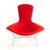 Bertoia High Back Armchair Armstoel met bekleding - Furniture by Designcollectors