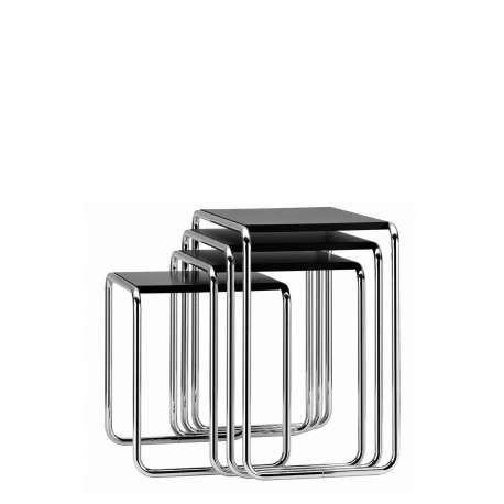 B 9 Nesting Tables Bijzettafels - Thonet - Marcel Breuer - Furniture by Designcollectors