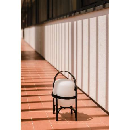 Cestita Alubat Zwart - Santa & Cole - Miguel Milá - Table Lamp - Furniture by Designcollectors