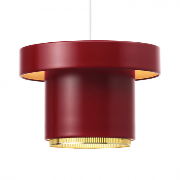 A201 Pendant Dark Red/Brass - Artek - Alvar Aalto - Google Shopping - Furniture by Designcollectors