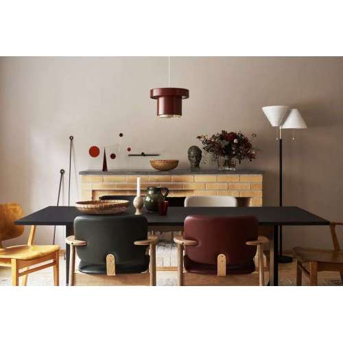 A201 Suspension Rouge foncé / Laiton - Artek - Alvar Aalto - Google Shopping - Furniture by Designcollectors