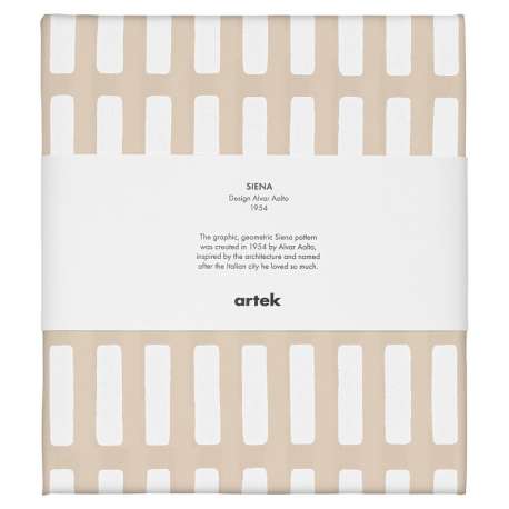 Siena pre-cut acrylic coated cotton Zandkleurig / Wit - Artek - Alvar Aalto - Weekend 17-06-2022 15% - Furniture by Designcollectors