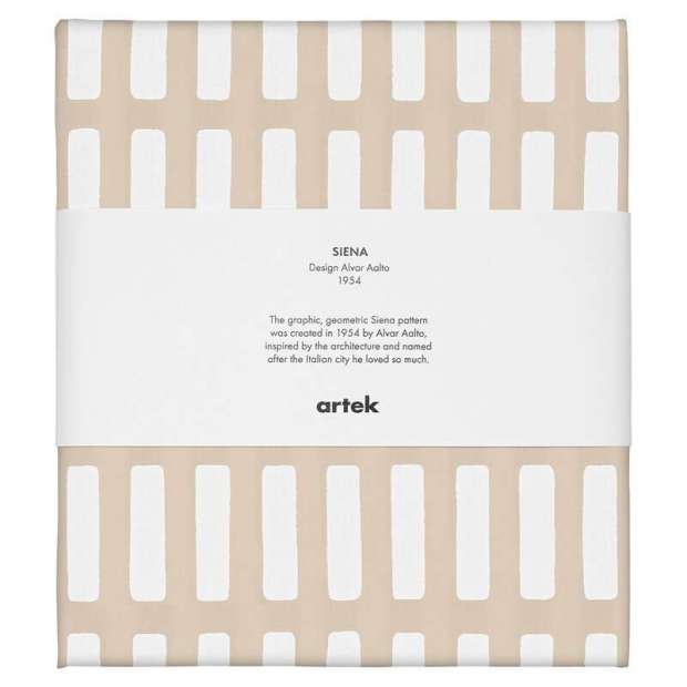 Siena pre-cut acrylic coated cotton, sand/white - Artek - Alvar Aalto - Weekend 17-06-2022 15% - Furniture by Designcollectors