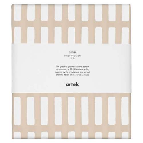 Siena pre-cut acrylic coated cotton Sand/White - Artek - Alvar Aalto - Accueil - Furniture by Designcollectors