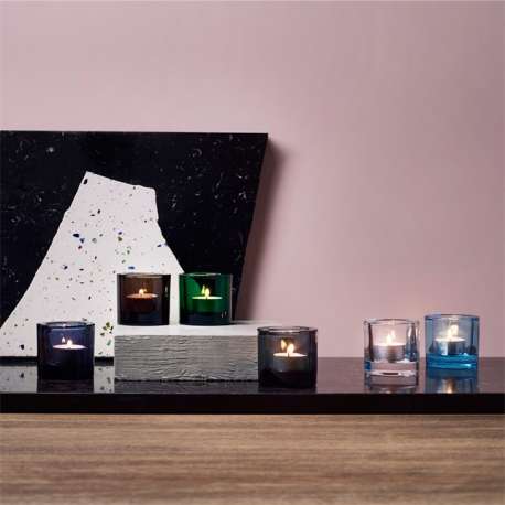 Kivi Tealight candleholder 60mm cranberry - Iittala - Heikki Orvola - Accueil - Furniture by Designcollectors