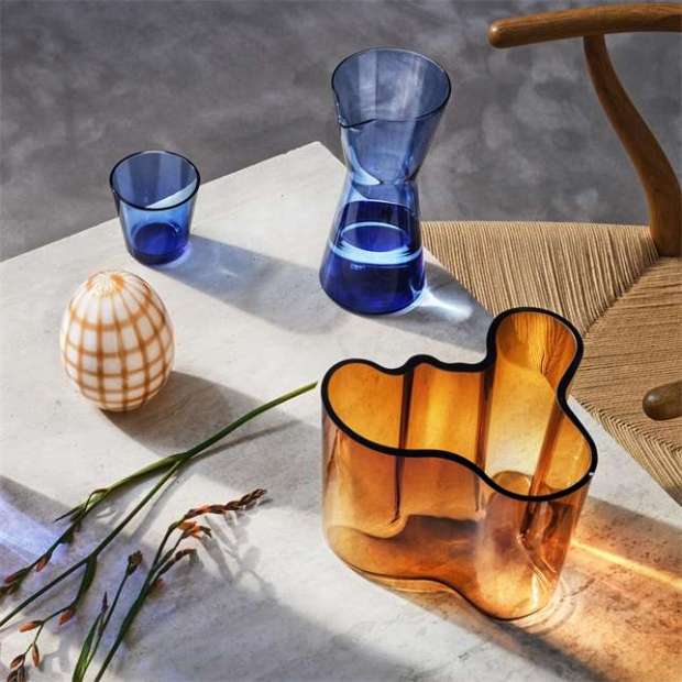 Alvar Aalto Collection vaas 160 mm Copper - Iittala - Alvar Aalto - Glaswerk - Furniture by Designcollectors