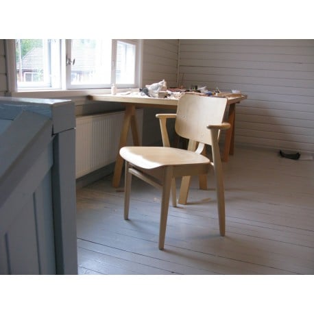 Domus Chair Stoel - natuurlijk gelakt berken - Artek - Ilmari Tapiovaara - Home - Furniture by Designcollectors