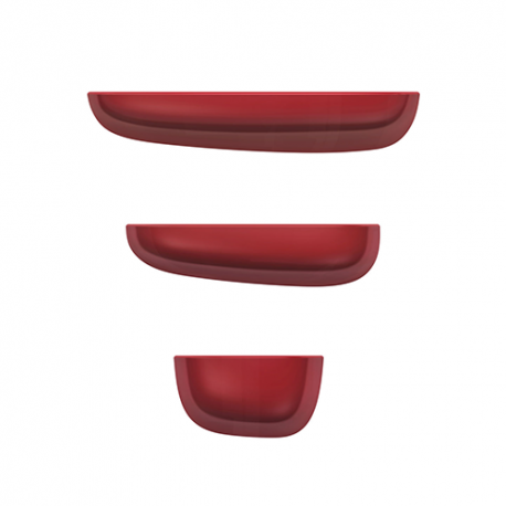 Corniches Wall Shelf Japanese Red (S/M/L) - Vitra - Ronan and Erwan Bouroullec - Furniture by Designcollectors