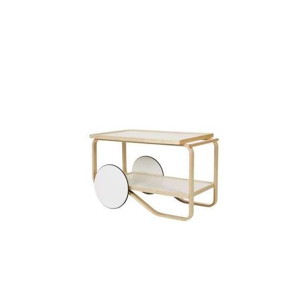 901 Tea Trolley Chariot à thé Blanc - Artek - Alvar Aalto - Google Shopping - Furniture by Designcollectors