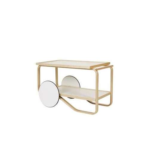 901 Tea Trolley Chariot à thé Blanc - Artek - Alvar Aalto - Google Shopping - Furniture by Designcollectors