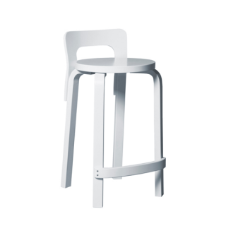 K65 High Chair Completely White Lacquered
