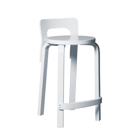 High Chair K65 Chaise haute Laquée blanc - Artek - Alvar Aalto - Google Shopping - Furniture by Designcollectors
