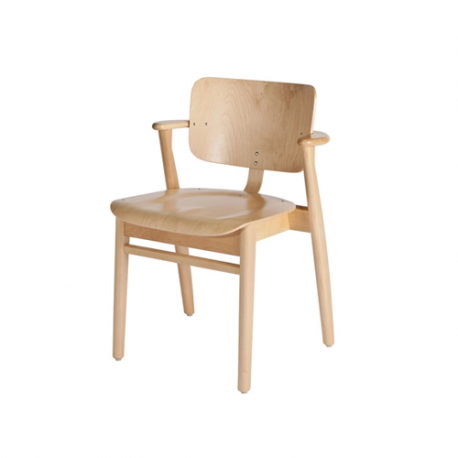 Domus Chair Stoel - natuurlijk gelakt berken - Artek - Ilmari Tapiovaara - Furniture by Designcollectors