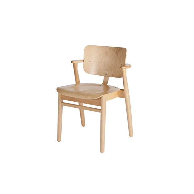 Domus Chair Stoel - natuurlijk gelakt berken - Artek - Ilmari Tapiovaara - Home - Furniture by Designcollectors