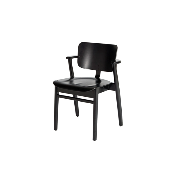 Domus Chair Chaise - bouleau noir - Artek - Ilmari Tapiovaara - Accueil - Furniture by Designcollectors