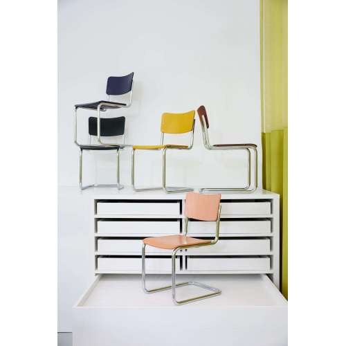 S 43 K Children's Chair Cobalt Blue - Thonet - Mart Stam - Children - Furniture by Designcollectors