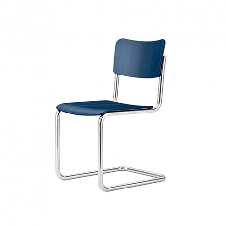 S 43 K Kinderstoel Blauw - Thonet - Mart Stam - Furniture by Designcollectors