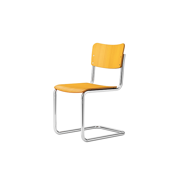 S 43 K Children's Chair Amber Yellow - Thonet - Mart Stam - Enfants - Furniture by Designcollectors
