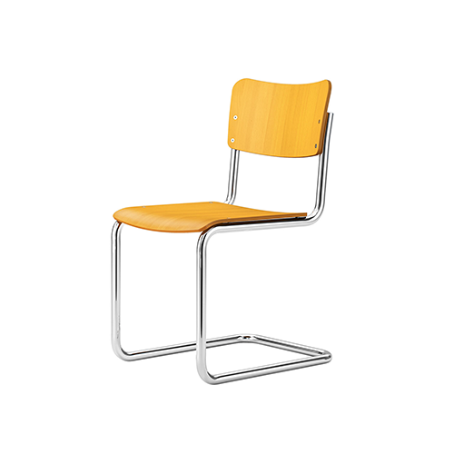 S 43 K Children's Chair Amber Yellow - Thonet - Mart Stam - Enfants - Furniture by Designcollectors