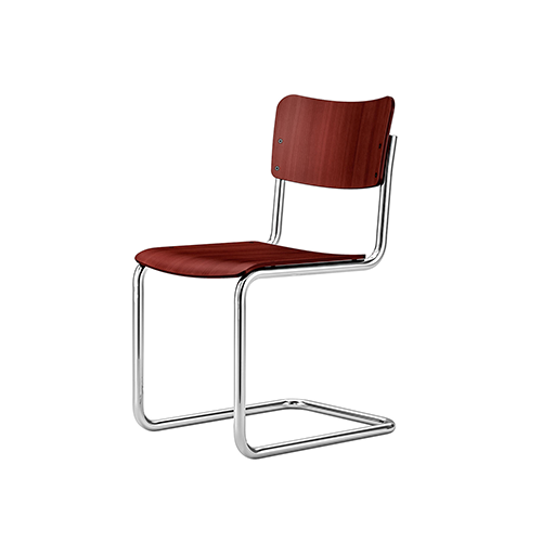 S 43 K Kinderstoel Rood - Thonet - Mart Stam - Kinderen - Furniture by Designcollectors