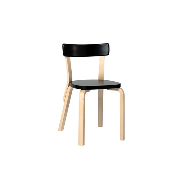 69 Chair - Black - Artek - Alvar Aalto - Google Shopping - Furniture by Designcollectors