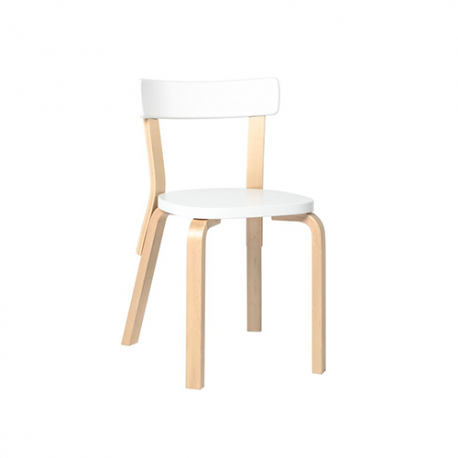 69 Chair - Wit - Artek - Alvar Aalto - Furniture by Designcollectors