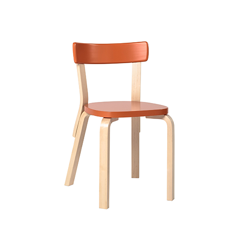69 Chair - Orange - Artek - Alvar Aalto - Google Shopping - Furniture by Designcollectors