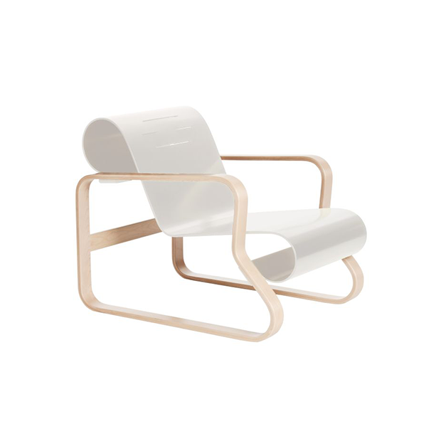 Armchair 41 Armstoel Paimio Witte Zitting - Artek - Alvar Aalto - Home - Furniture by Designcollectors