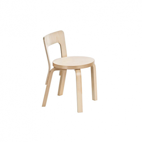 N65 Children's Chair Birch Veneer - Artek - Alvar Aalto - Children - Furniture by Designcollectors