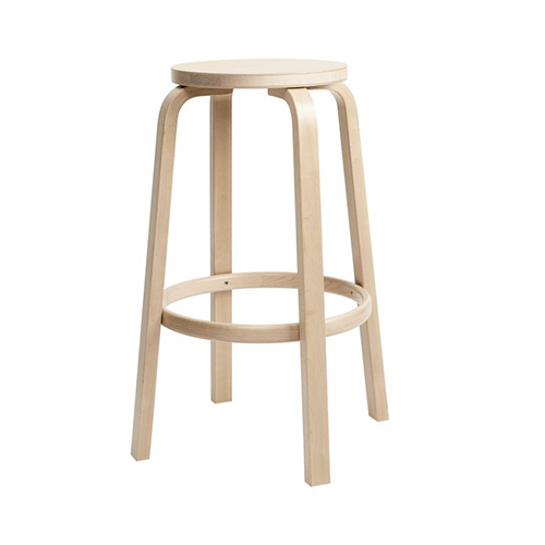 Barstoel 64 - Birch Veneer (75cm) - Artek - Alvar Aalto - Google Shopping - Furniture by Designcollectors