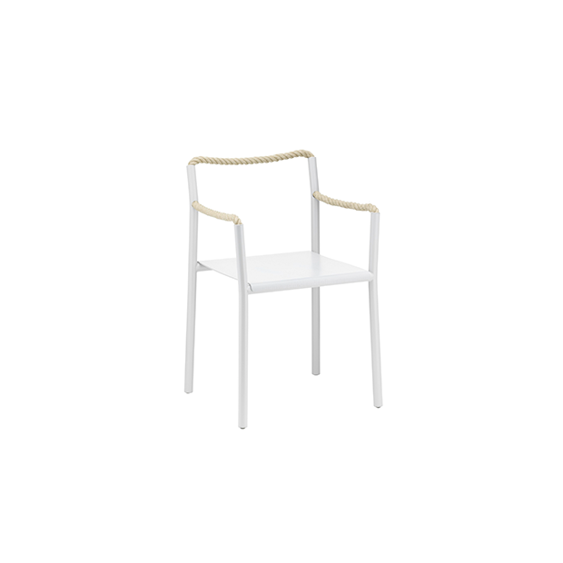 Rope Chair Lichtgrijs - Artek - Ronan and Erwan Bouroullec - Stoelen - Furniture by Designcollectors