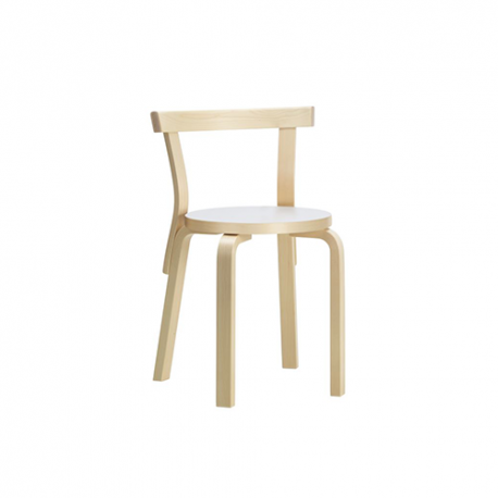68 Chair White HPL - artek - Alvar Aalto - Eetkamerstoelen - Furniture by Designcollectors