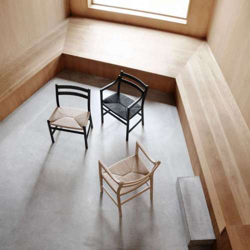 CH47 Stoel Oak Oil - Natural cord - Carl Hansen & Son - Hans Wegner - Meubelen - Furniture by Designcollectors