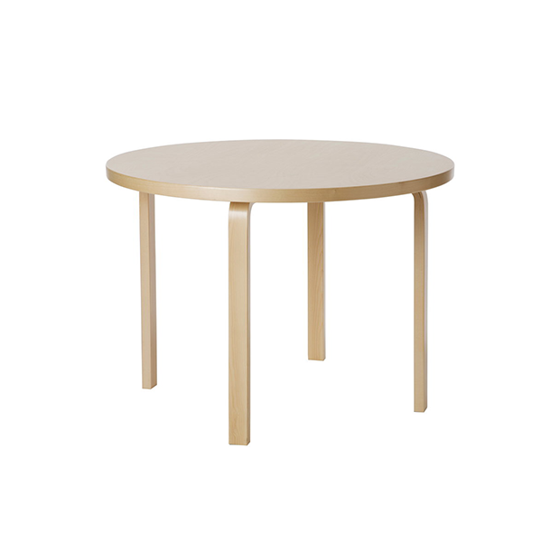 90A Table Birch Veneer - Artek - Alvar Aalto - Home - Furniture by Designcollectors