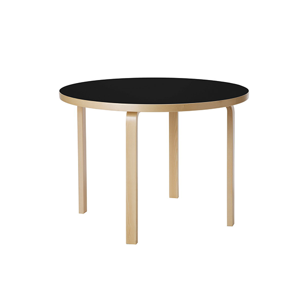Table Artek 90A Noir - Artek - Alvar Aalto - Google Shopping - Furniture by Designcollectors