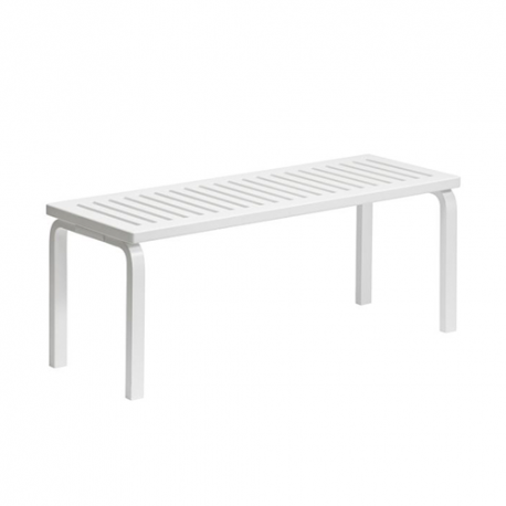 153A Bench White - Artek - Alvar Aalto - Furniture by Designcollectors
