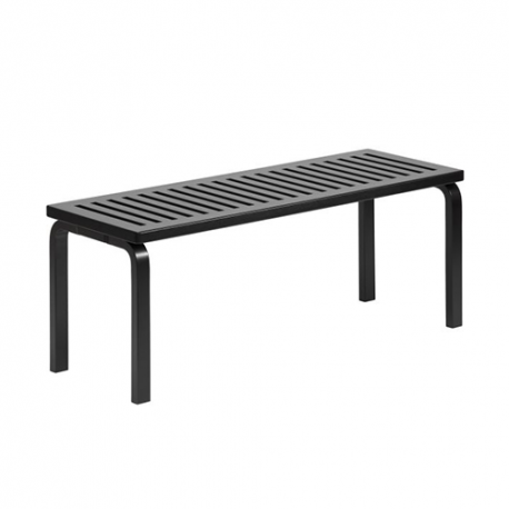 153A Bench Zwart - Artek - Alvar Aalto - Furniture by Designcollectors