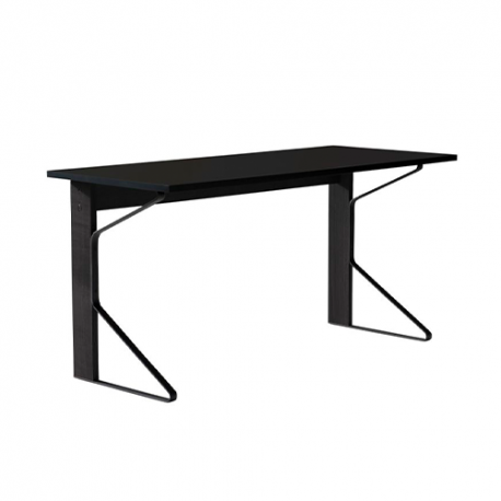 REB 005 Kaari desk, Black linoleum, black oak - artek - Ronan and Erwan Bouroullec - Accueil - Furniture by Designcollectors