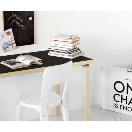 80A Table, Black linoleum - artek - Alvar Aalto - Tables - Furniture by Designcollectors