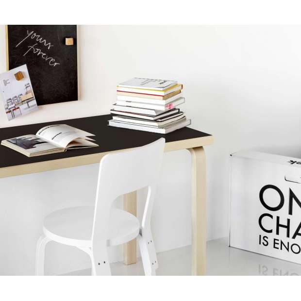 80A Table, Black linoleum - Artek - Alvar Aalto - Google Shopping - Furniture by Designcollectors