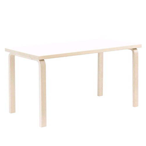 81A Table, White HPL - Artek - Alvar Aalto - Google Shopping - Furniture by Designcollectors