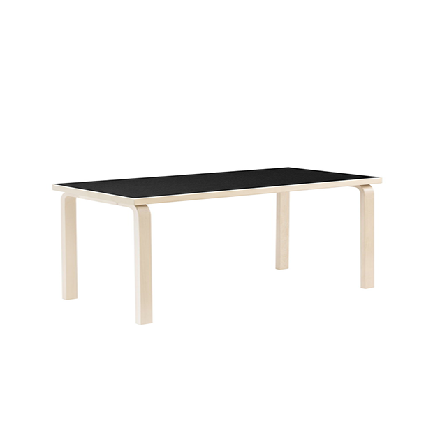 86 Table, Black linoleum - Artek - Alvar Aalto - Home - Furniture by Designcollectors